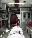 Inside the back of a medic unit, photo by West Deer EMS, Sta 240