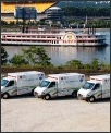 EMS units downtown by the river, photo by Northwest EMS, Sta 190