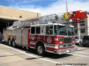 Truck 14, Oakland Station, City of Pittsburgh, photo by Andy Cunningham