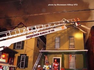 House Fire, photo by Monessen Hilltop VFD, Sta 81