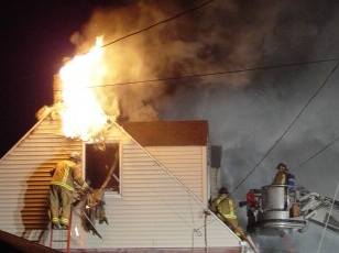 House Fire, photo by Harrison City VFD, Sta 87